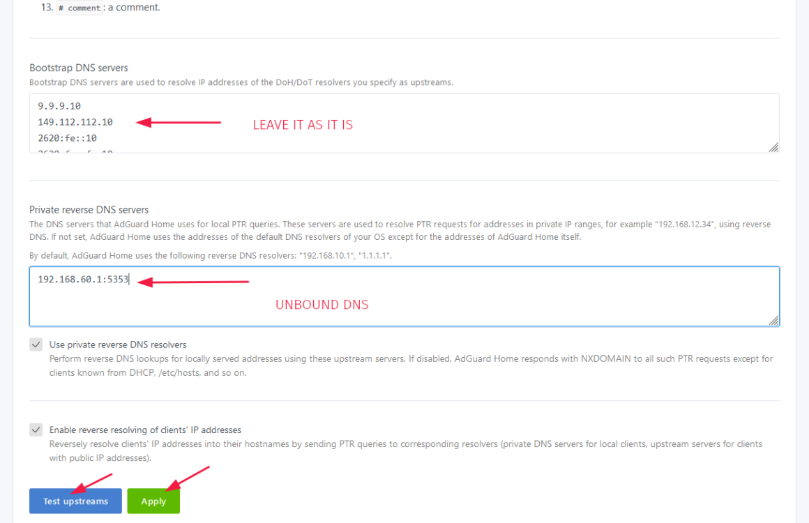 adguard upstream dns